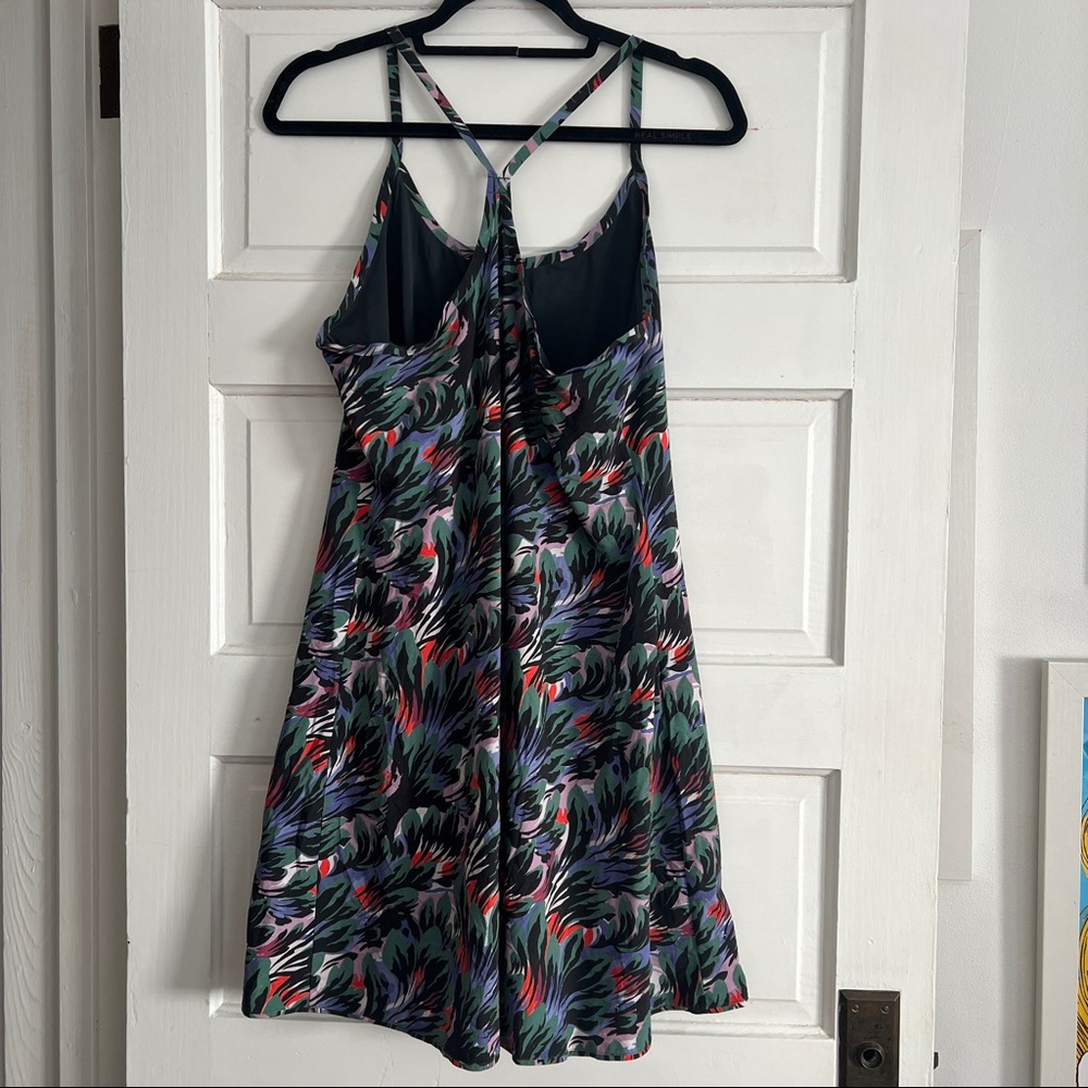 Outdoor Voices Exercise Dress Watercolor Print XL - Picture 4 of 4